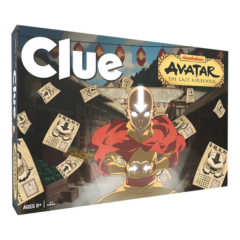 CLUE: Avatar The Last Airbender Board Game, Play as Aang, Katara, Zuko & More
