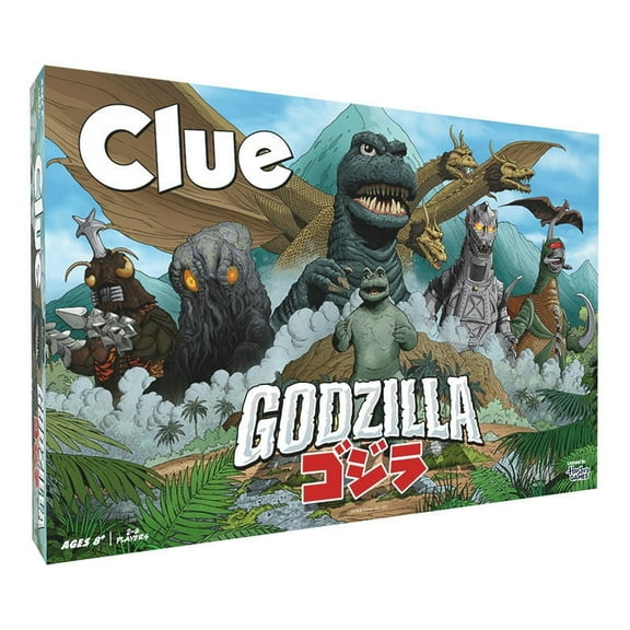 CLUE: Godzilla Board Game, Solve Who Kidnapped Minilla, Identify Which Kaiju & Villain Group are Behind It, Explore Iconic Like Monster Island & Tokyo, Official TOHO Co. Merchandise & Collectible