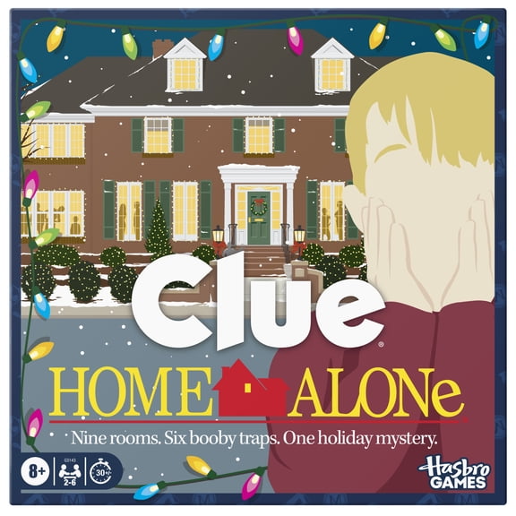 Clue: Home Alone Edition Board Game, Family Mystery Games for Kids, Teens, Adults, 8+