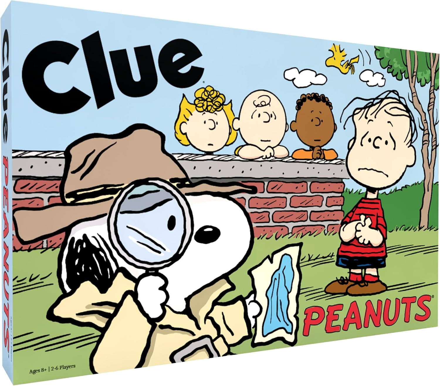CLUE: Peanuts Board Game, Solve The Mystery of Linus's Missing Blanket with Charlie Brown, Snoopy, \u0026 Friends, Explore Iconic Locations Like Lucy?s Booth \u0026 Charlie?s House, Officially Licensed Game