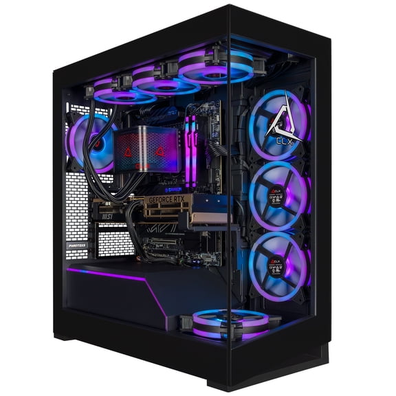 CLX Horus Gaming PC AMD Ryzen 9 9950X3D, 96GB DDR5, GeForce RTX 5080, 4TB SSD Windows 11 Home