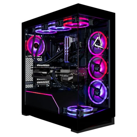 CLX - Horus Gaming Desktop - AMD Ryzen 9 9950X3D - 96GB DDR5 5600 Memory - GeForce RTX 5090 - 2TB NVMe M.2 SSD, 8TB HDD - Black