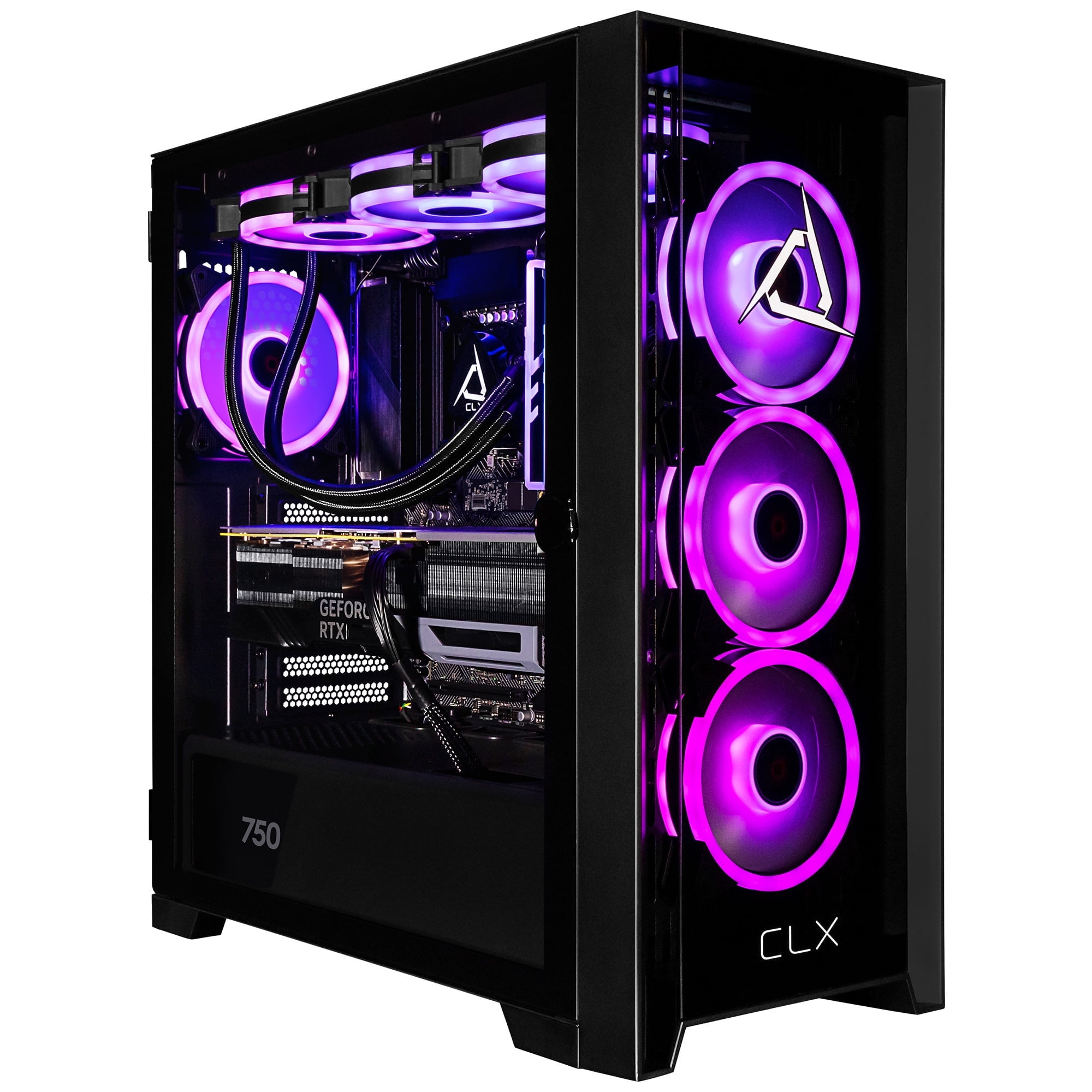 CLX SET Gaming PC AMD Ryzen 7 7800X3D, 32GB DDR5, GeForce RTX 5070, 2TB SSD, Windows 11 Home