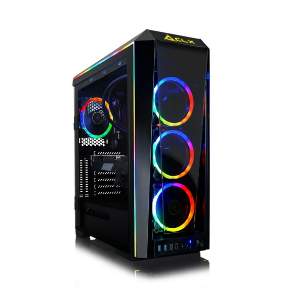 CLX SET Gaming Desktop w/ Intel Core i9 10850K Processor, 64GB DDR4 Memory, NVIDIA GeForce RTX 3090 Graphics, 1 TB SSD, 6 TB HDD, WiFi, Windows 11 Home 64-bit