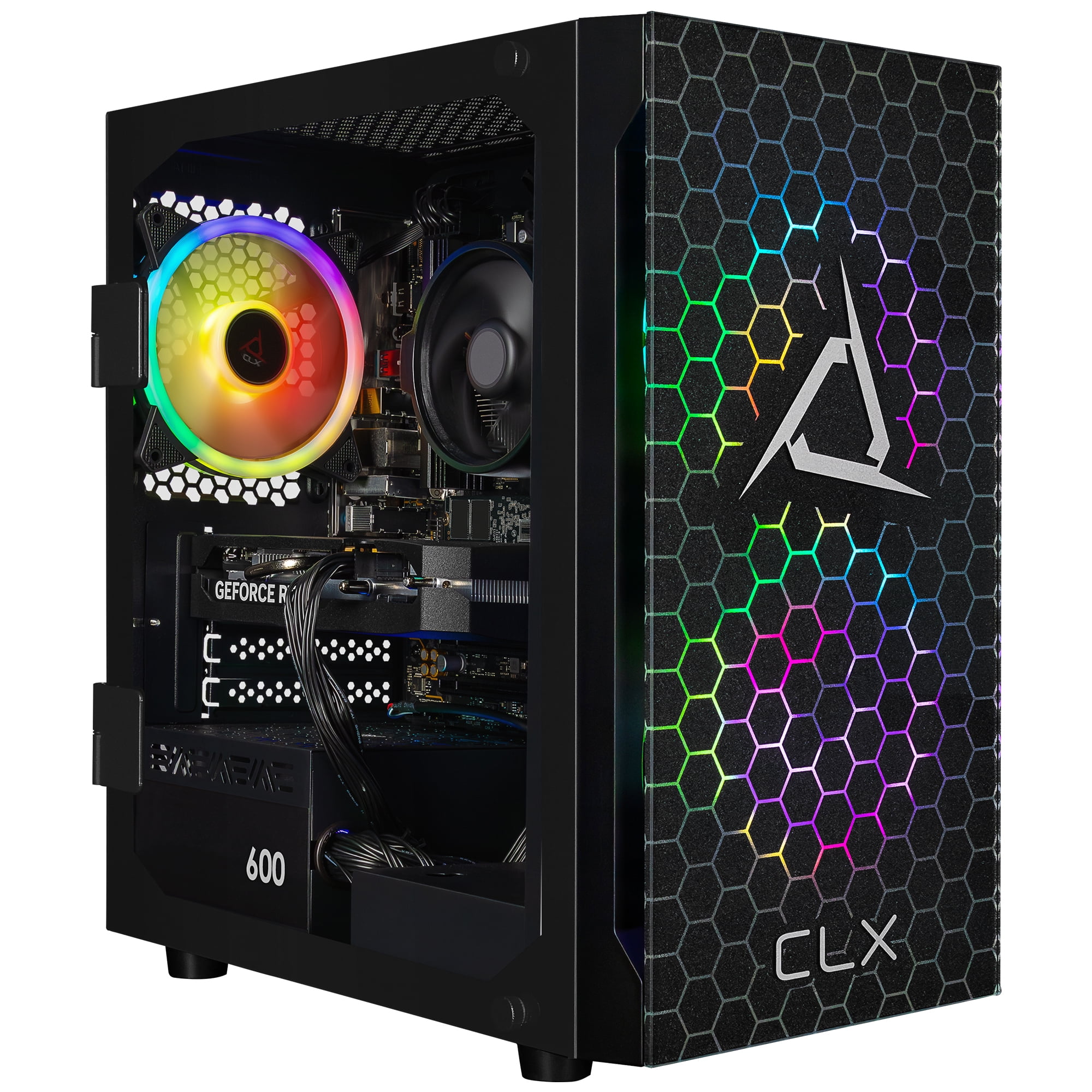 CLX SET Gaming PC AMD Ryzen 5 8400F, 32GB DDR5, GeForce RTX 5060, 2TB SSD, Windows 11 Home