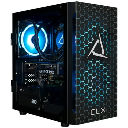 CLX SET Gaming PC AMD Ryzen 5 9600X, 32GB DDR5, GeForce RTX 4060, 1TB SSD, Windows 11 Home