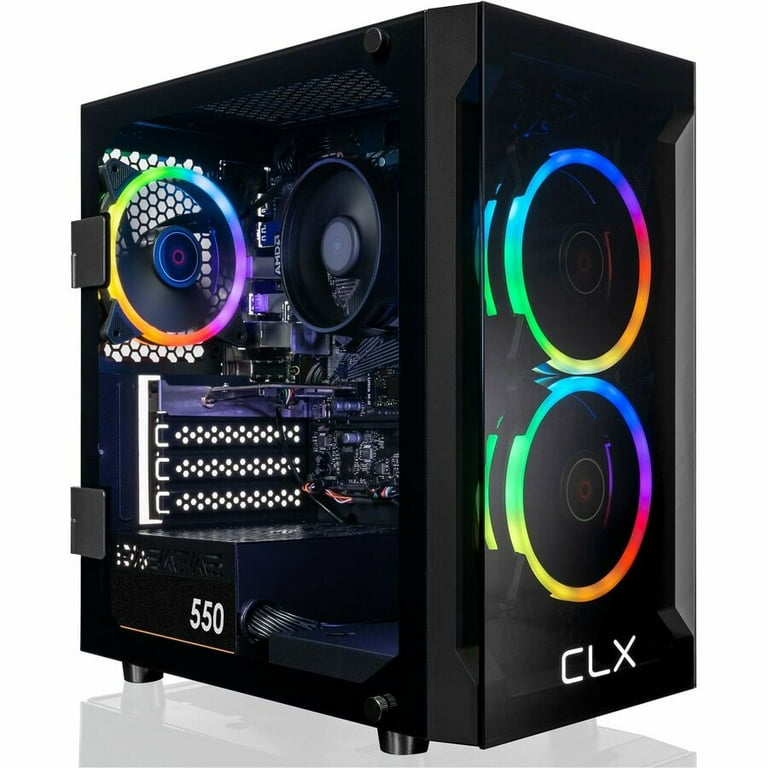 CLX SET Gaming Desktop Computer Tower: AMD Ryzen 7 5700G