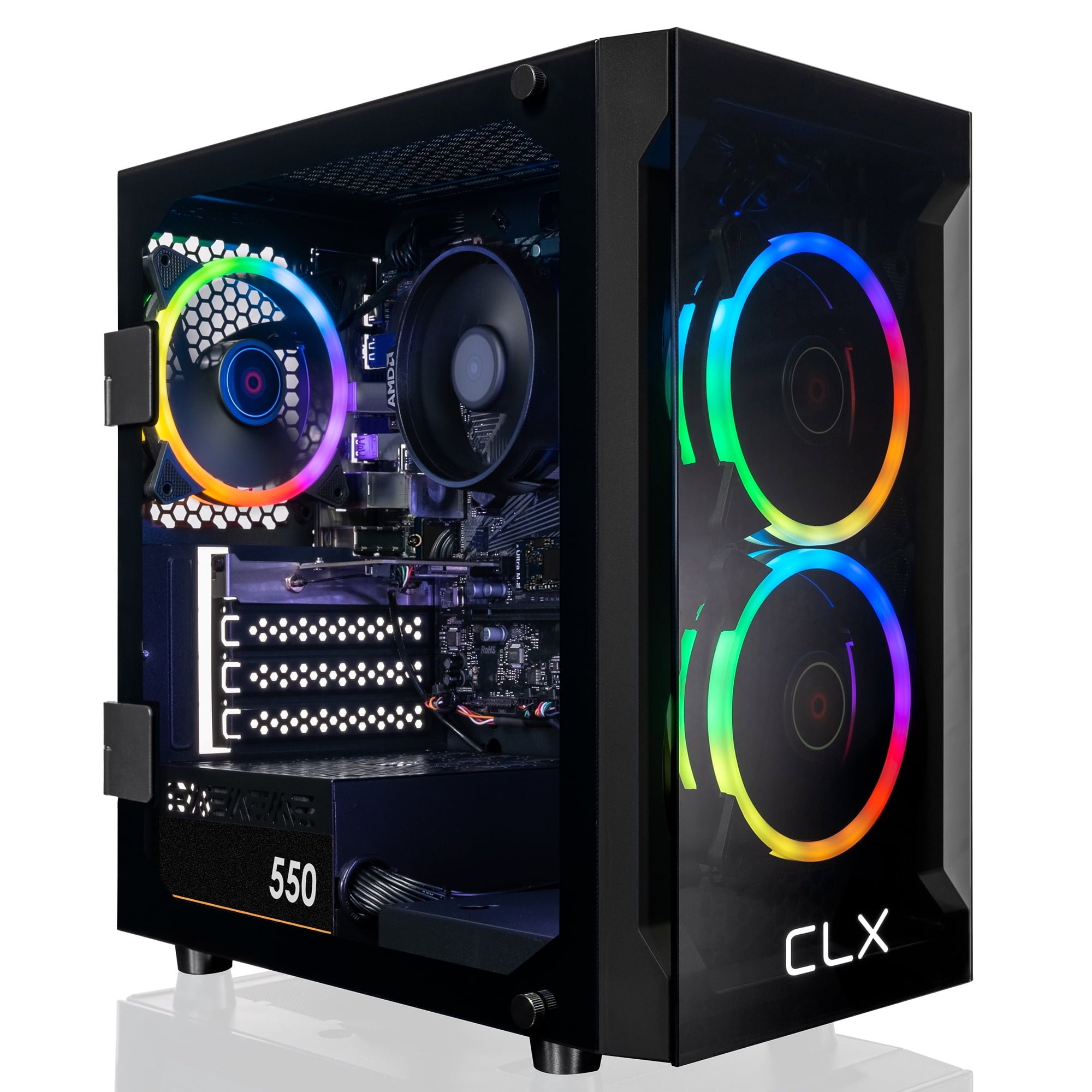 CLX SET Gaming Desktop Computer Tower: AMD Ryzen 7 5700G CLX SET Gaming Desktop Computer Tower: AMD Ryzen 7 5700G