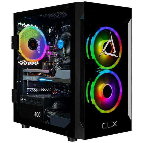 CLX SET Gaming PC Intel Core i5 14400F, 16GB DDR5, GeForce RTX 4060, 1TB SSD, Windows 11 Home