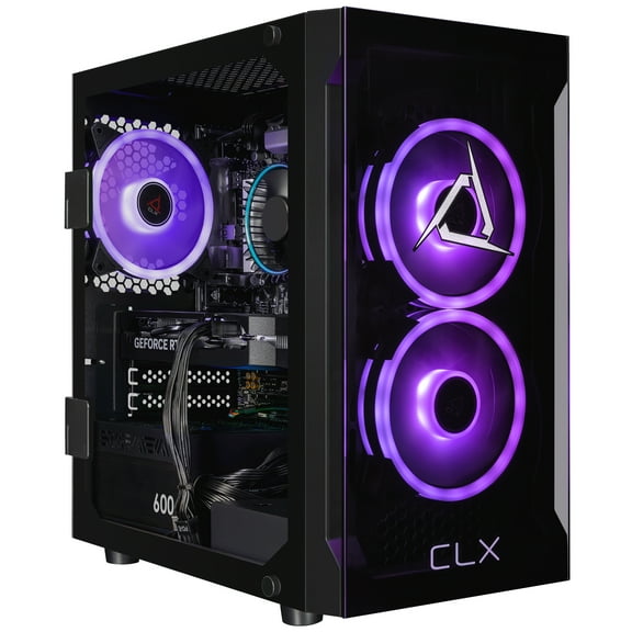 CLX SET Gaming PC Intel Core i5 14400F, 32GB DDR5, GeForce RTX 5060, 2TB SSD, Windows 11 Home