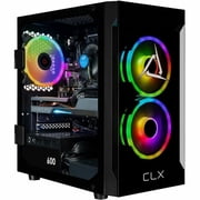 CLX SET Gaming Desktop, Intel Core i5 i5-14400F, 32GB RAM, NVIDIA GeForce RTX 5060 Ti 8 GB, 2TB SSD, Windows 11 Home, TGMSETRTA5503BM