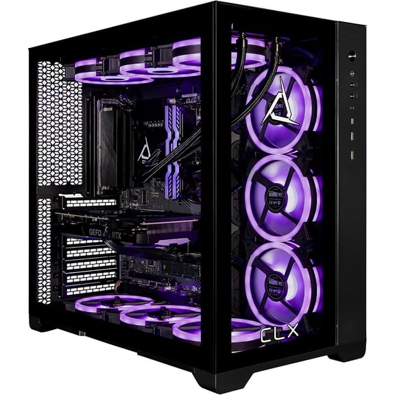 CLX SET Gaming PC Intel Core i9 14900KF, 64GB DDR5, GeForce RTX 5070, 2TB SSD, 6TB HDD, Windows 11 Home