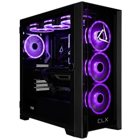 CLX SET Gaming PC AMD Ryzen 7 9800X3D, 32GB DDR5, GeForce RTX 4070 SUPER, 1TB SSD, 4TB HDD, Windows 11 Home