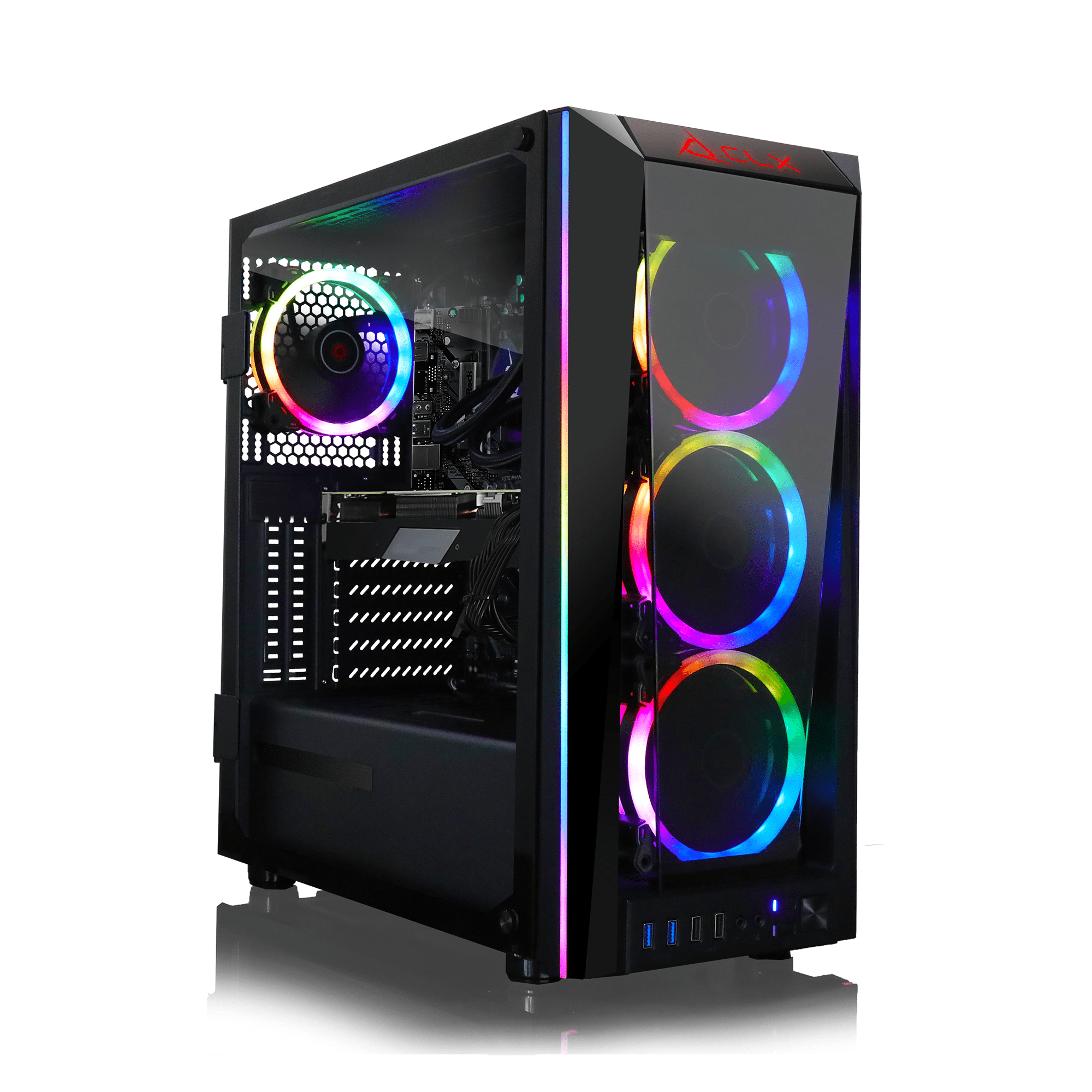 CLX SET VR-Ready Gaming Desktop - Liquid Cooled Intel Core i9 10900K 3.7Ghz 10-Core Processor, 16GB DDR4 Memory, GeForce RTX 3080 10GB GDDR6X Graphics, 480GB SSD, 2TB HDD, WiFi, Windows 10 Home 64-bit