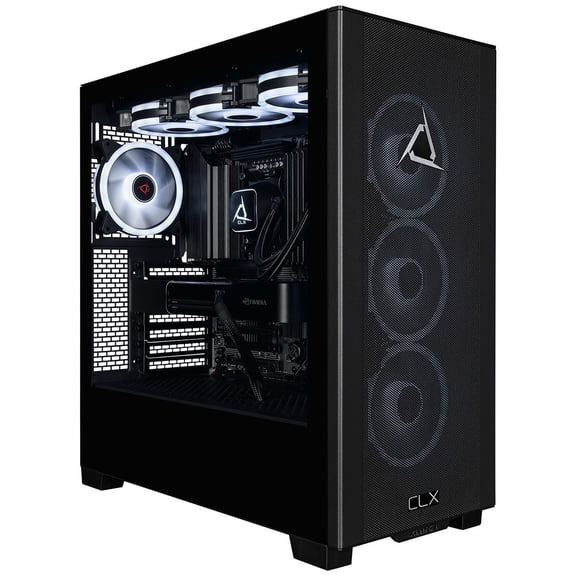 CLX SET Creator Mid-Tower AI Workstation, AMD Ryzen 9 9950X3D2 4.30GHz, 192GB RAM, 4TB SSD, NVIDIA RTX Pro 6000 Blackwell 96GB, Windows 11 Pro, Black