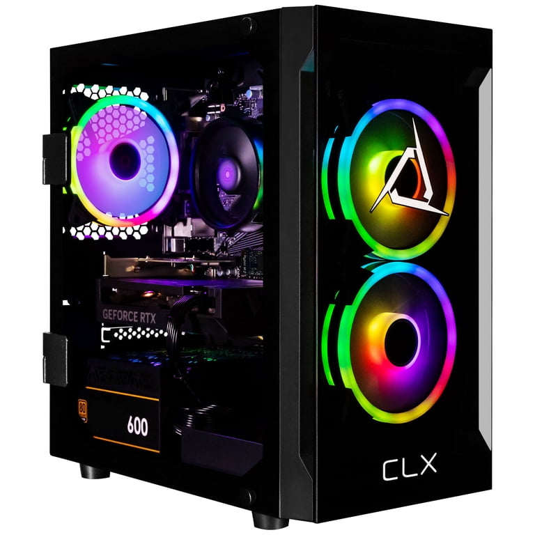 CLX Set Gaming PC - AMD Ryzen 7 5700X 3.4GHz, GeForce RTX 4060 
