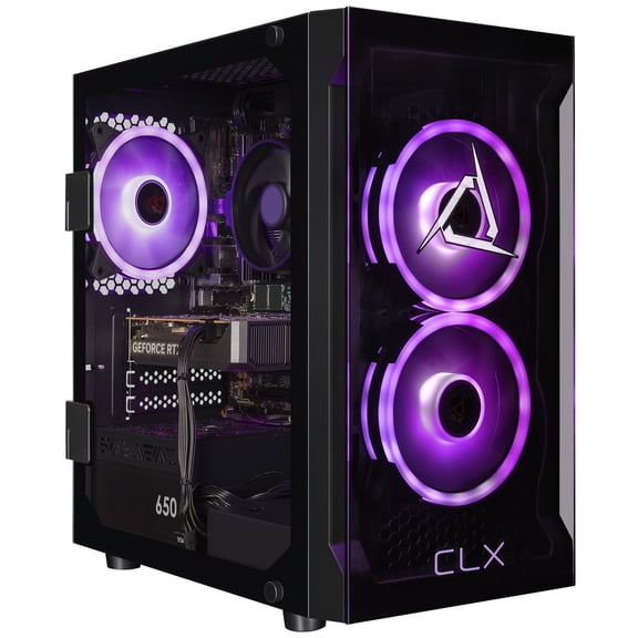 CLX Set Gaming PC AMD Ryzen 7 8700F, 16GB DDR5, GeForce RTX 5060, 1TB SSD Windows 11 Home