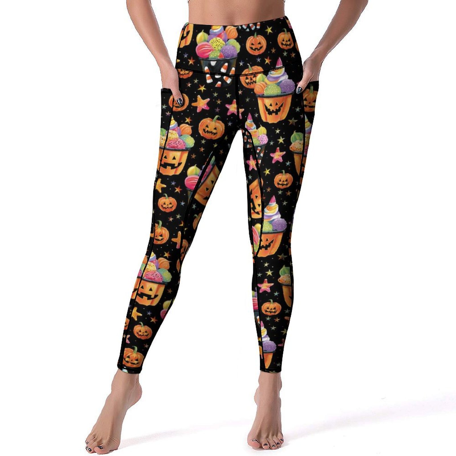 CLXMCS Halloween Ice Cream Candy Pumpkin Bucket1 Halloween Ice Cream