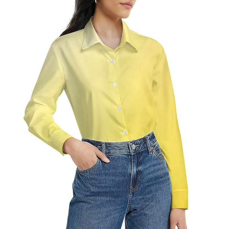 Lemon yellow womens tops hotsell