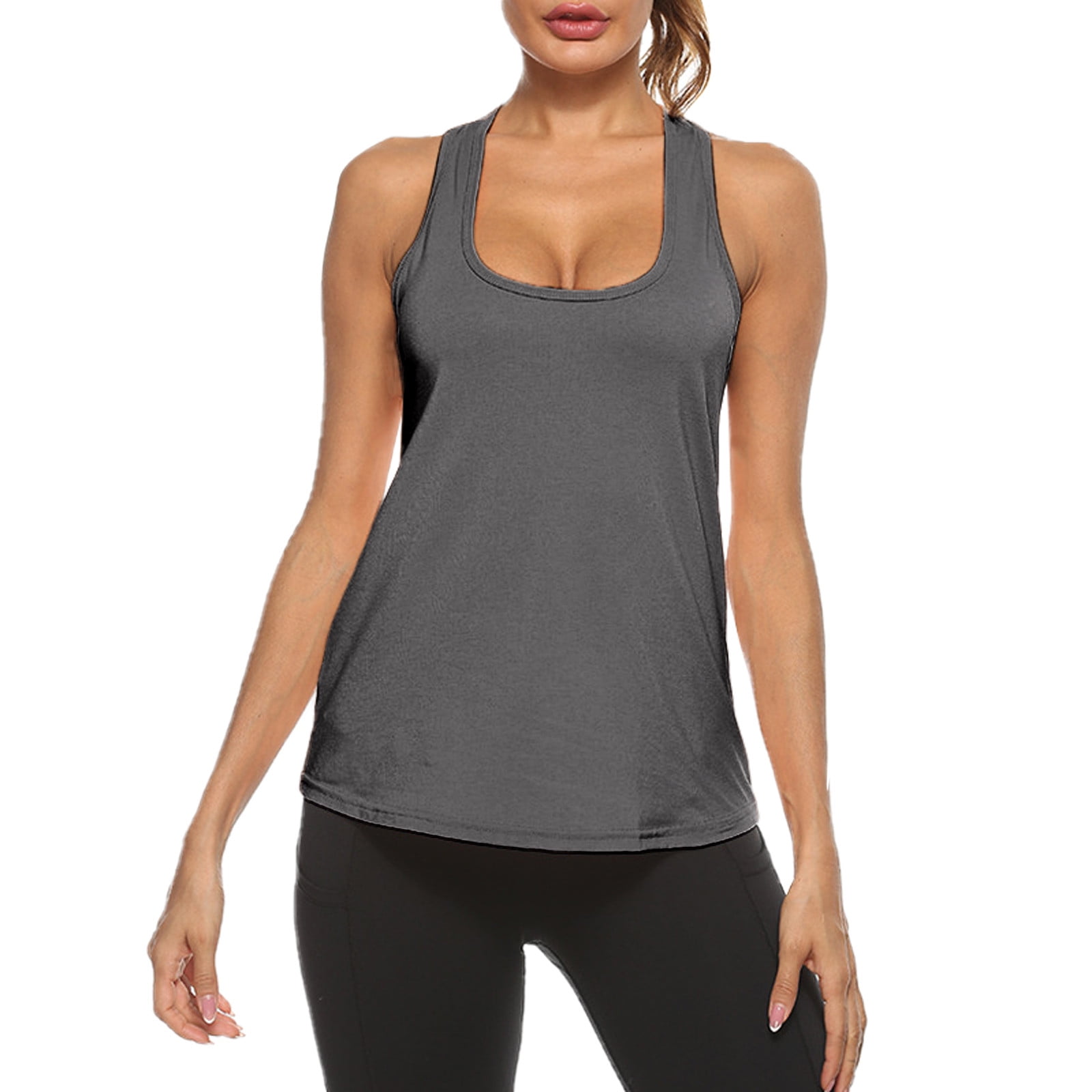 Nylon spandex tank hot sale tops