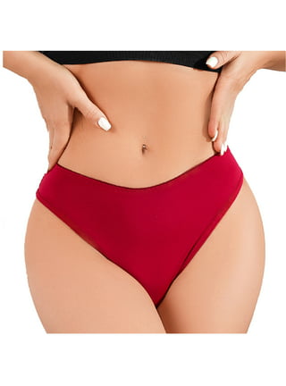 Nylon Spandex Underpants for Women Seamless Women's Underwear Fitted High  Waisted Sexy Pure Cotton Briefs (Red, XL) : : Clothing, Shoes &  Accessories