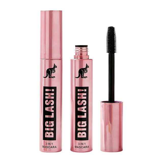 CLZOUD Mascara for Sensitive Eyes Hypoallergenic Pink Fiber Lash