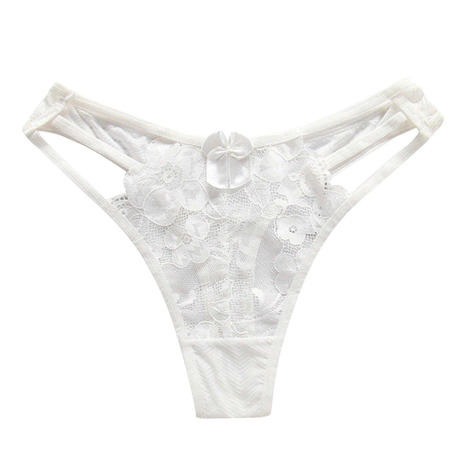 SHORE TRENDZ Womens Sexy Thong Yummy! Lingerie Panties: White (XL) :  : Clothing, Shoes & Accessories