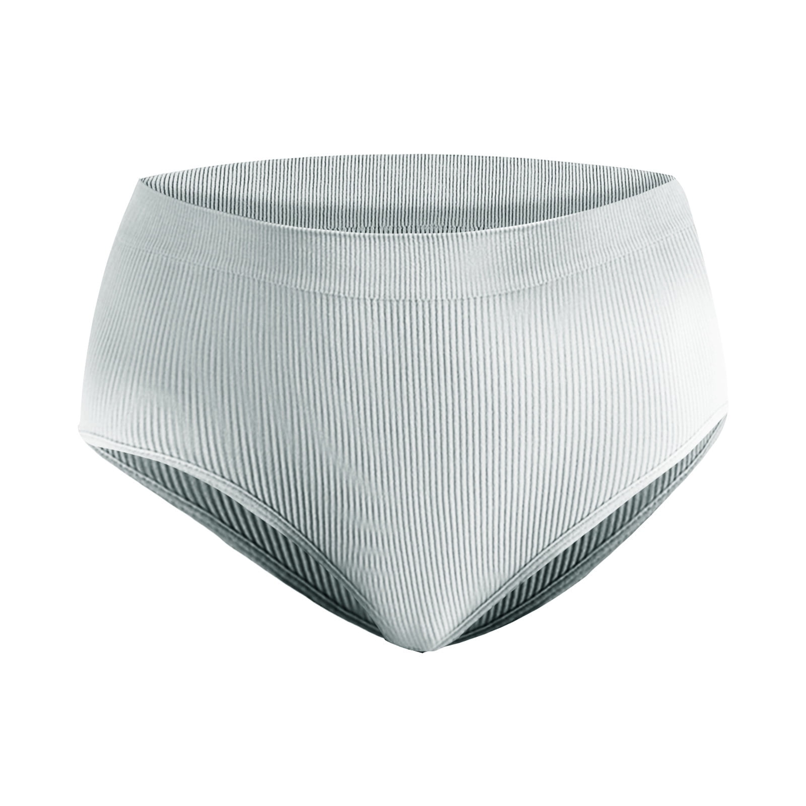 CLZOUD Sweat Proof Underwear for Women White Nylon/Nylon Women's Threaded  Cotton File Seamless Large Size Mid Waist Brazilian Student Briefs Pack  Briefs Xl 