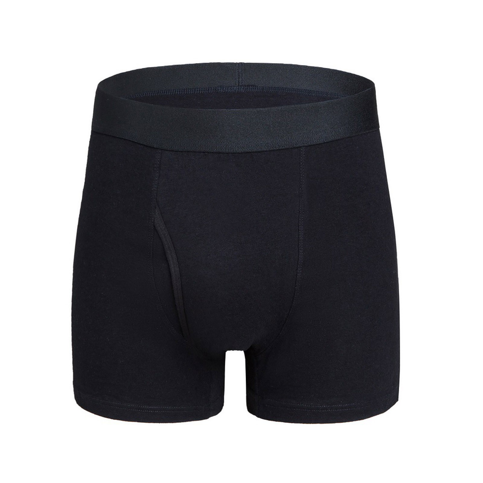 CLZOUD Workout Underwear Men Black Cotton Men's Underwear Large Men's