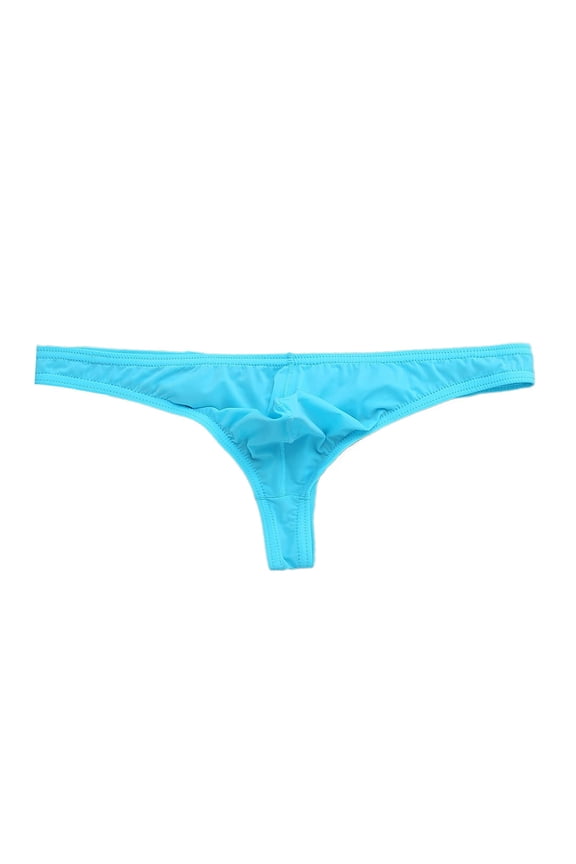 Men's Classic Low Rise Stretch Thongs Breathable T-Back Tagless Underwear Bulge Pouch Supporting Jock Straps Male Lingerie