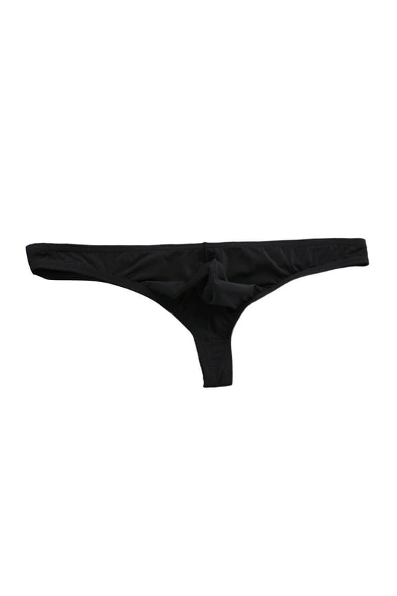 Men's Classic Low Rise Stretch Thongs Breathable T-Back Tagless Underwear Bulge Pouch Supporting Jock Straps Male Lingerie