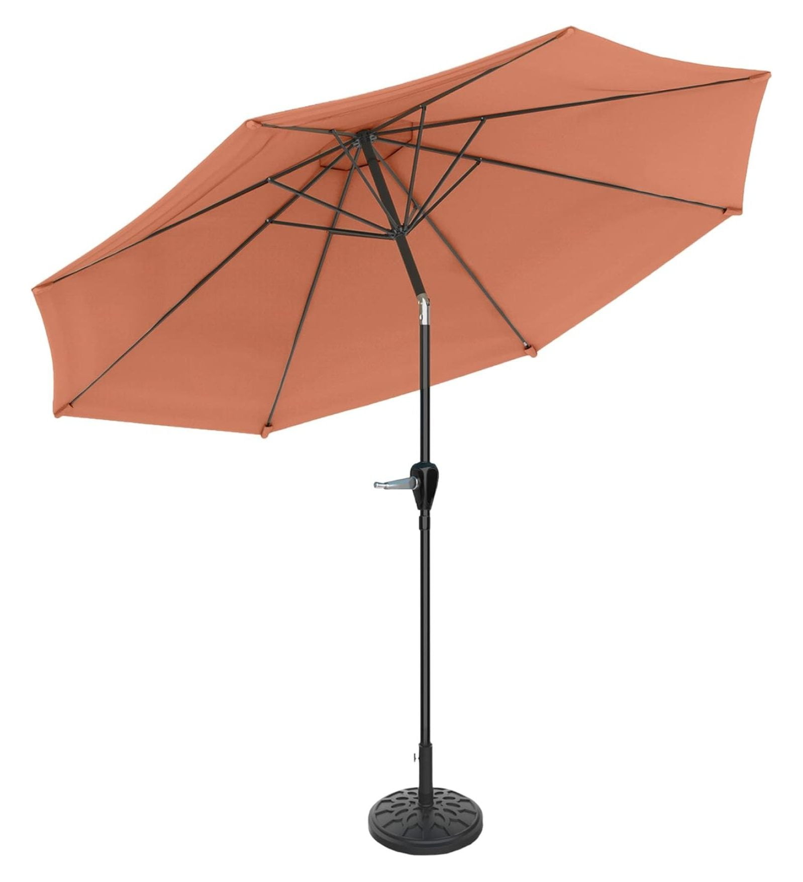 CLkPde 10Foot Outdoor Tilting Patio Umbrella