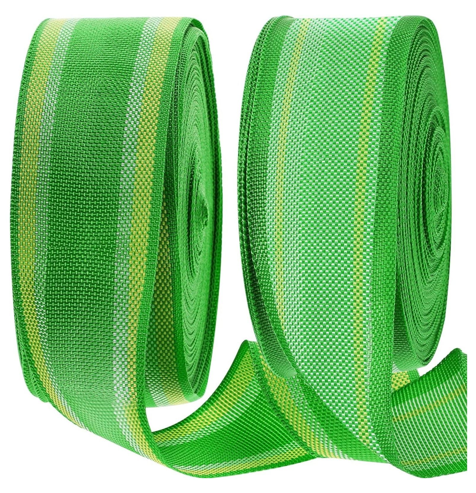 CLkPde 2 Rolls 2 1/4 Inch x 100 Feet Lawn Chair Webbing Replacement ...