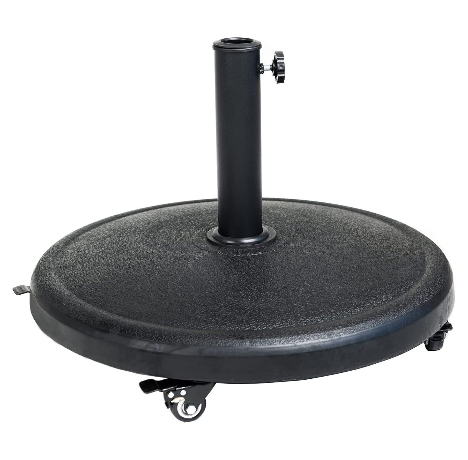 CLkPde Heavy Duty Resin Base Stand with Wheels for Outdoor Patio Market