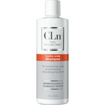 CLn® Shampoo - Clarifying Formula with Salicylic Acid to Remove Build Up, For Normal to Oily Scalp Prone to Folliculitis, Dandruff, Itchy & Flaky Scalp, Fragrance-Free & Paraben-Free. 8 fl oz.