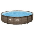 thumbnail image 1 of Coleman Power Steel 18 ft. x 48 in. Round Metal Frame Above Ground Pool Set, 1 of 11
