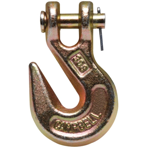 Campbell Carbon Clevis Grab Hook - Painted - 3/8 In, 6600 Lb Working Load Limit