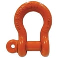 thumbnail image 1 of CM Columbus McKinnon Screw Pin Anchor Shackles, 1 1/4 in Bail Size, 3.3 Tons, Orange Paint, 1 of 1