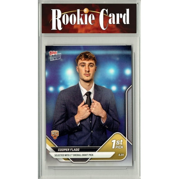 CM+ Cooper Flagg 2025 Topps Now #D1 #1 Overall Draft Pick Certified Mint+ Rookie Card Mavericks