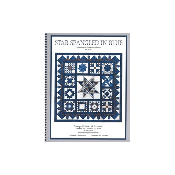 CM Designs Star Spangled In Blue Bk