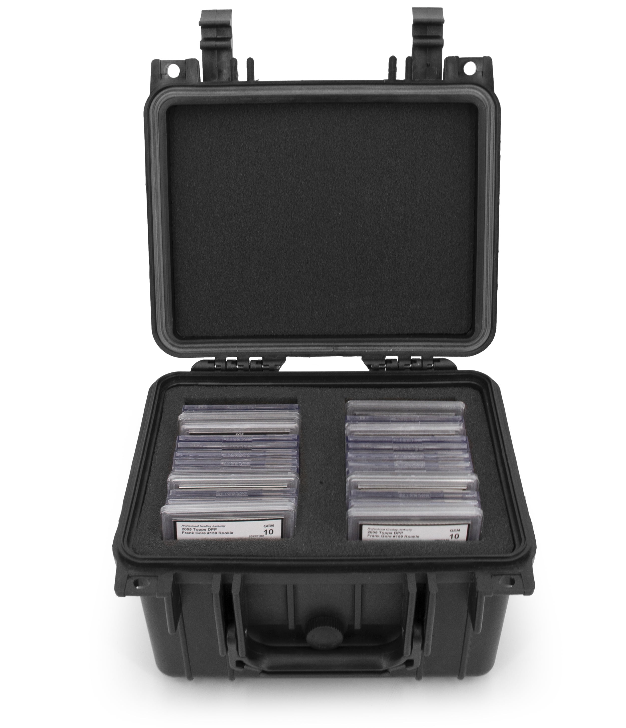 CASEMATIX Hard Holder Organizer for 30+ BGS, PSA, FGS, SGC Graded Sports  Cards, Waterproof Storage Box - Walmart.com