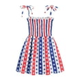 thumbnail image 1 of CM-Kid Girl Summer Dresses American Flag Independence Day Dresses July 4th 6T, 1 of 7