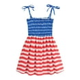 thumbnail image 1 of CM-Kid Little Girl Dresses 4th Of July American Flag Dress for Summer 6T, 1 of 8