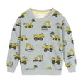 thumbnail image 1 of CM-Kid Toddler Boy Sweatshirt Color Block Long Sleeve Tops Cotton Sweater 5T, 1 of 5