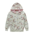 thumbnail image 1 of POPTEM Toddler Girls Hoodies Sweatshirts Cotton Unicorn Print Zip Up Casual Outwear Jacket 2T, 1 of 7