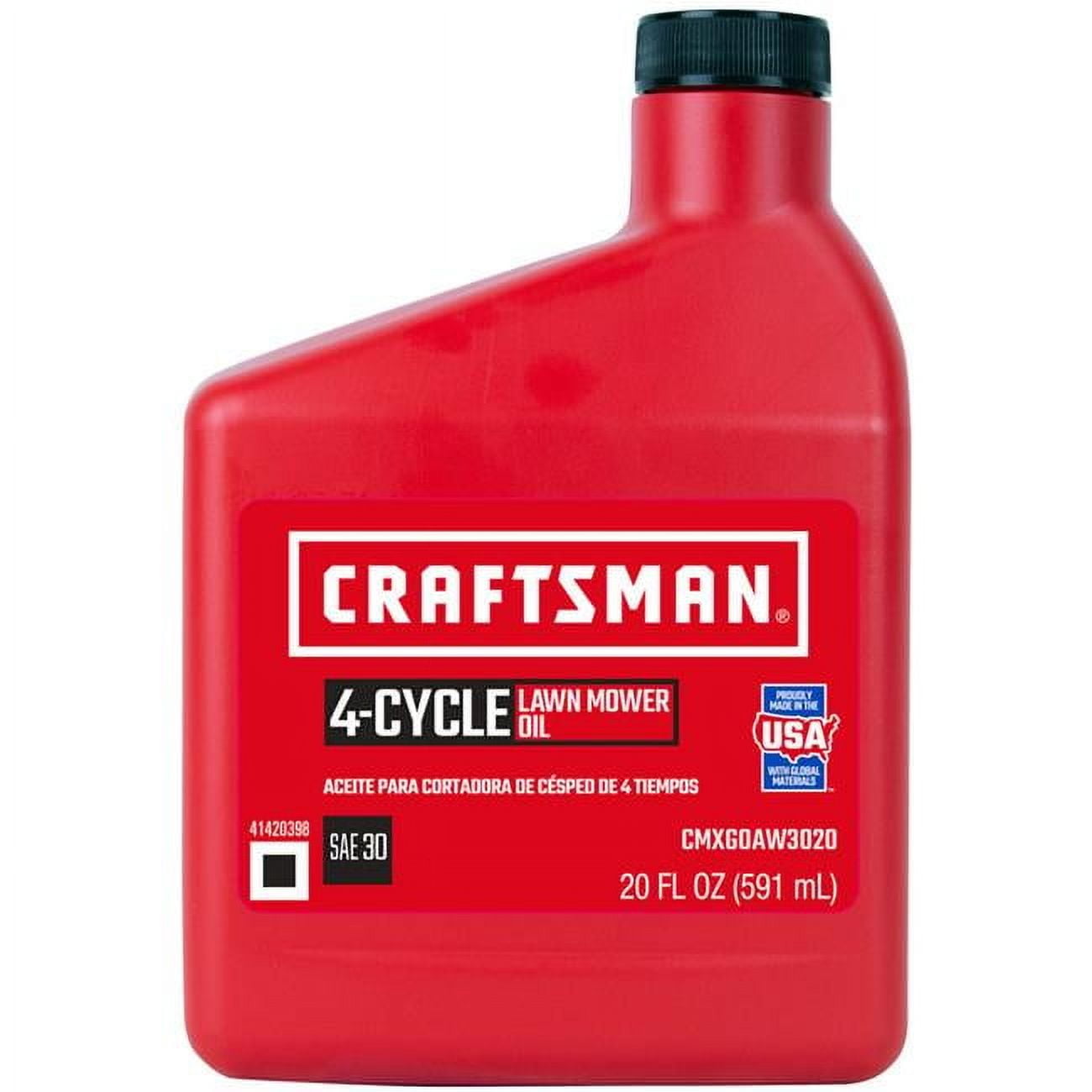 Craftsman 20 oz SAE 30 4-Cycle Lawn Mower Motor Oil, Pack of 12