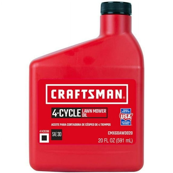 Craftsman 20 oz SAE 30 4-Cycle Lawn Mower Motor Oil, Pack of 12
