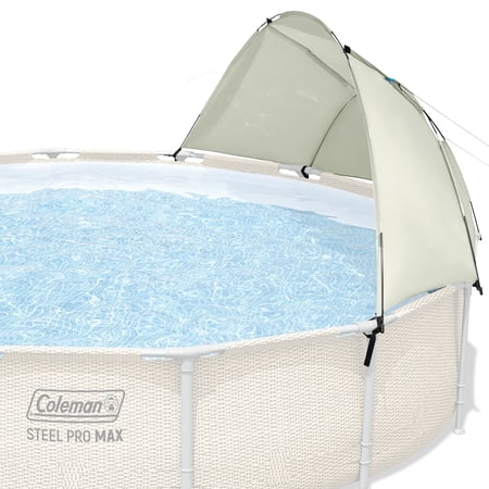 coleman 10-18 ft above ground outdoor pool canopy sunshade