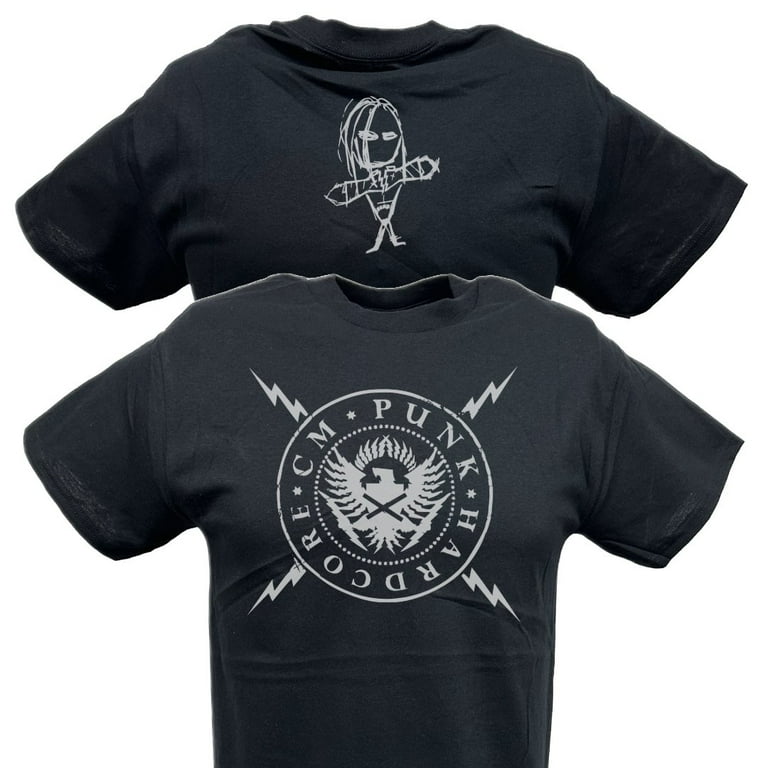 CM PUNK Seal of Hardcore Mens Black T-shirt XXL - Walmart.com