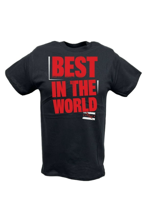 CM Punk Best In The World Logo Mens Black T-shirt 2XL